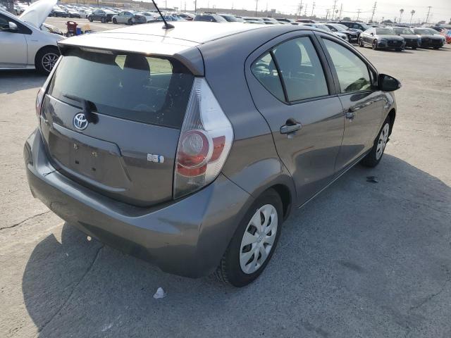 JTDKDTB38D1043832 - 2013 TOYOTA PRIUS C GRAY photo 3