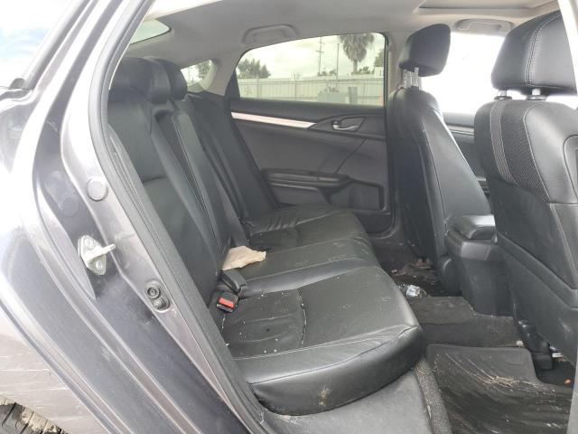 19XFC1F71KE015306 - 2019 HONDA CIVIC EXL ნაცრისფერი ფოტო 10