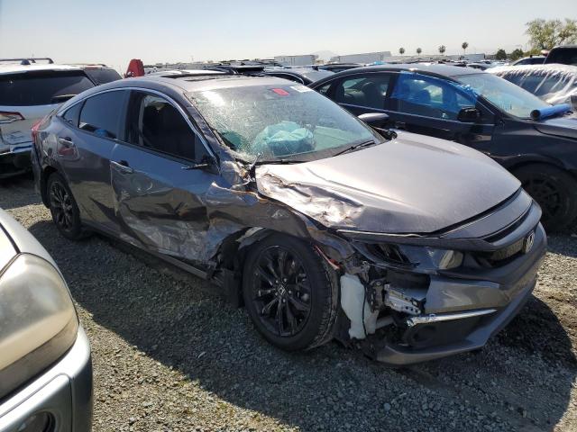 19XFC1F71KE015306 - 2019 HONDA CIVIC EXL ნაცრისფერი ფოტო 4