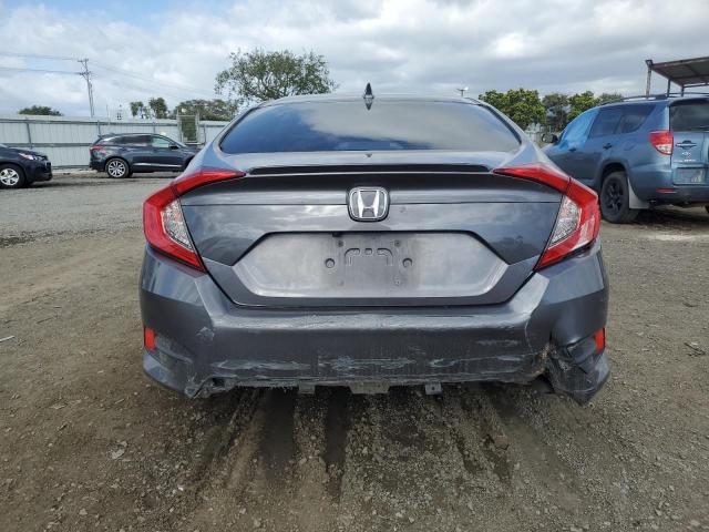 19XFC1F71KE015306 - 2019 HONDA CIVIC EXL ნაცრისფერი ფოტო 6