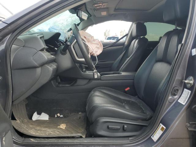 19XFC1F71KE015306 - 2019 HONDA CIVIC EXL ნაცრისფერი ფოტო 7