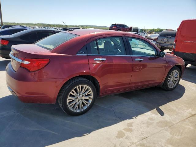 1C3CCBCG1CN122239 - 2012 CHRYSLER 200 LIMITED BURGUNDY photo 3