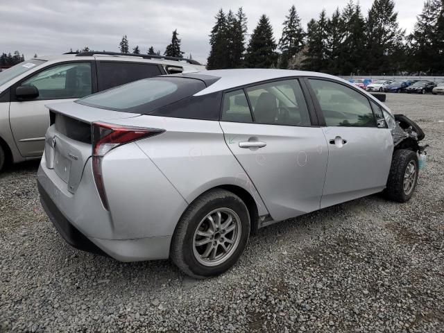 JTDKARFU1G3505719 - 2016 TOYOTA PRIUS SILVER photo 3