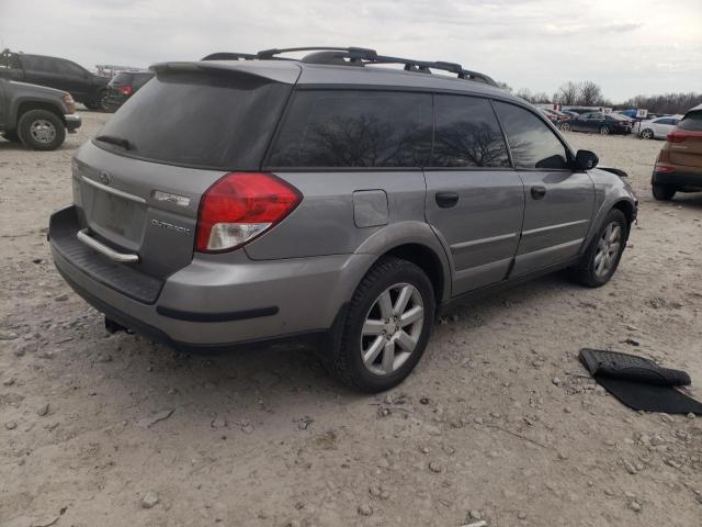 4S4BP61C587319229 - 2008 SUBARU OUTBACK 2.5I SILVER photo 3