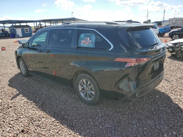 5TDKRKEC8MS037247 - 2021 TOYOTA SIENNA LE BLACK photo 2