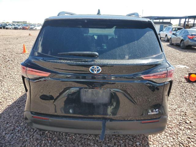 5TDKRKEC8MS037247 - 2021 TOYOTA SIENNA LE BLACK photo 6