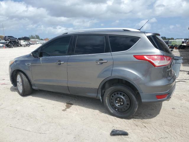 1FMCU0JX4EUC57204 - 2014 FORD ESCAPE TITANIUM GRAY photo 2