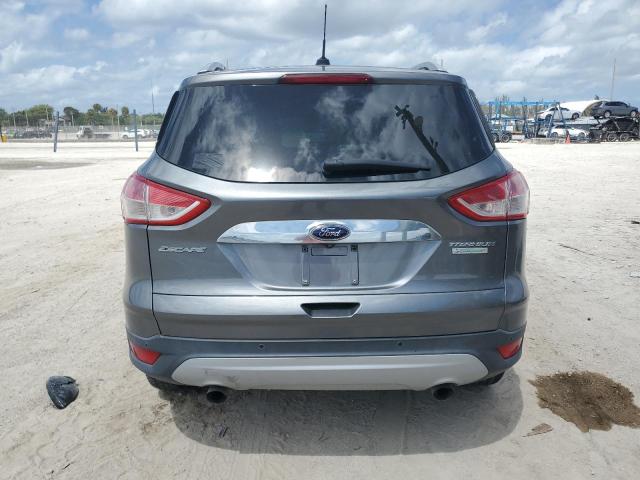 1FMCU0JX4EUC57204 - 2014 FORD ESCAPE TITANIUM GRAY photo 6