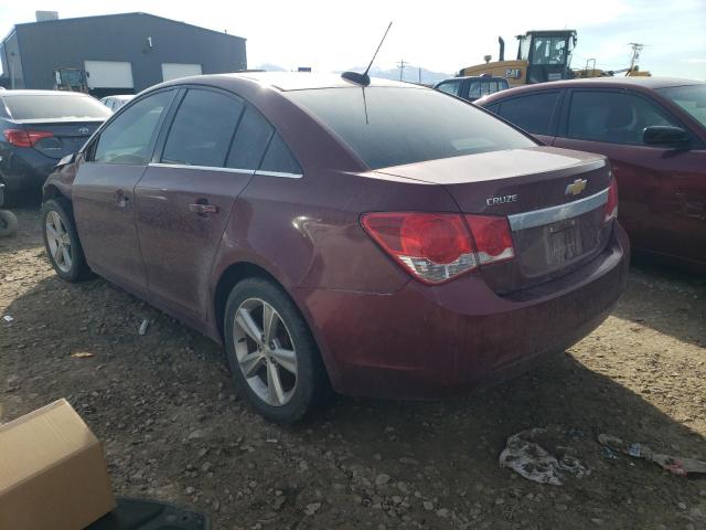 1G1PE5SB8F7259212 - 2015 CHEVROLET CRUZE LT BURGUNDY photo 2