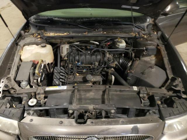 1G4HP54K214275494 - 2001 BUICK LESABRE CUSTOM GRAY photo 11