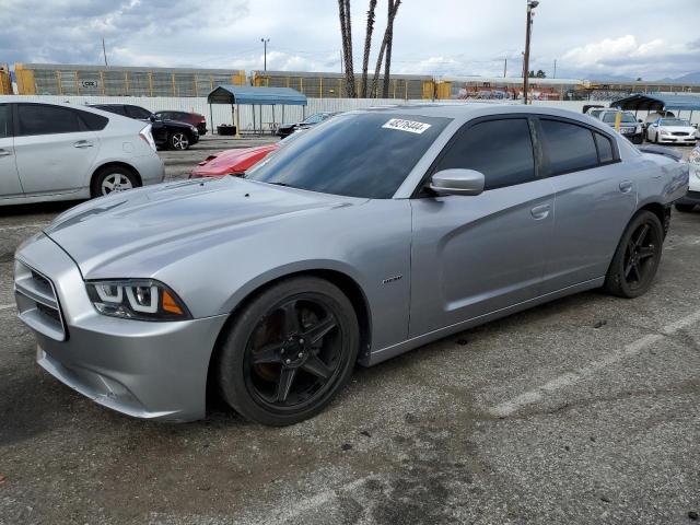 2C3CDXCT7DH571751 - 2013 DODGE CHARGER R/T SILVER photo 1