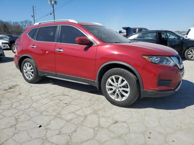 JN8AT2MT7HW136232 - 2017 NISSAN ROGUE S RED photo 4