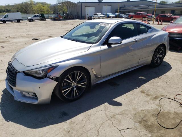 JN1EV7EKXJM341560 - 2018 INFINITI Q60 LUXE 300 SILVER photo 1