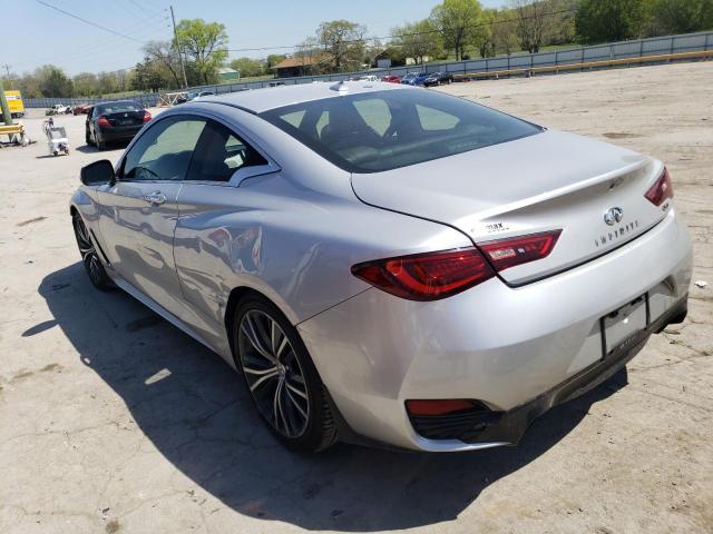 JN1EV7EKXJM341560 - 2018 INFINITI Q60 LUXE 300 SILVER photo 2