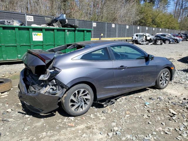 2HGFC4B65LH301634 - 2020 HONDA CIVIC LX GRAY photo 3