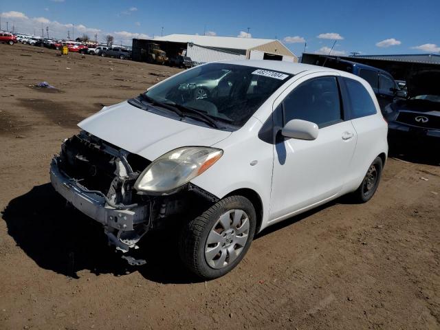 JTDJT923485163417 - 2008 TOYOTA YARIS WHITE photo 1