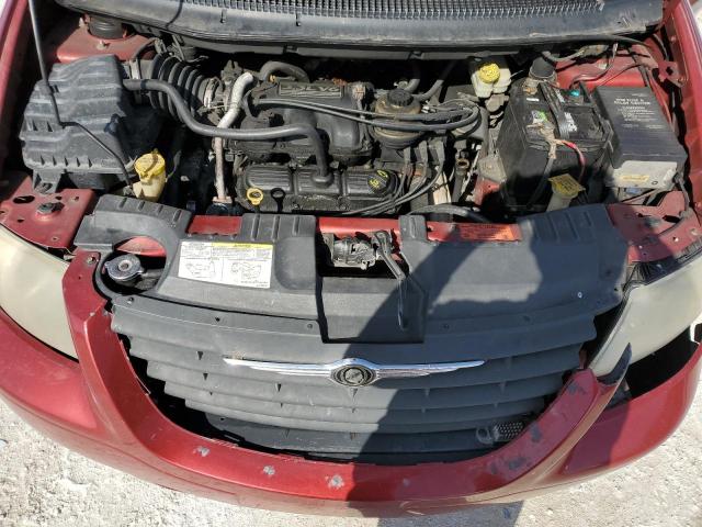 1A4GP45R16B610375 - 2006 CHRYSLER TOWN & COU MAROON photo 12