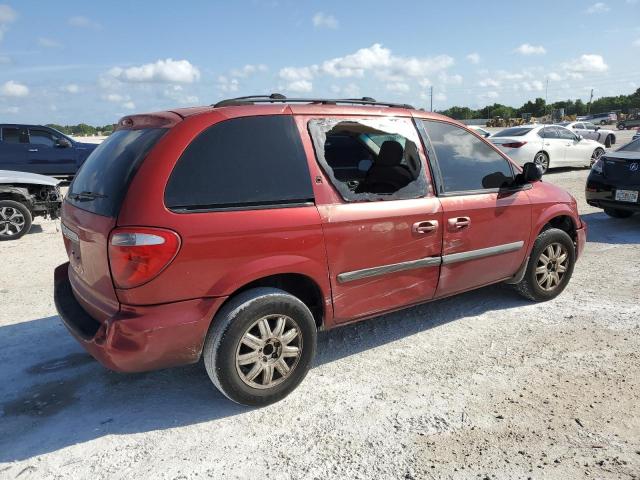 1A4GP45R16B610375 - 2006 CHRYSLER TOWN & COU მუქწითელი ფოტო 3