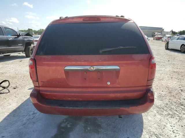 1A4GP45R16B610375 - 2006 CHRYSLER TOWN & COU მუქწითელი ფოტო 6