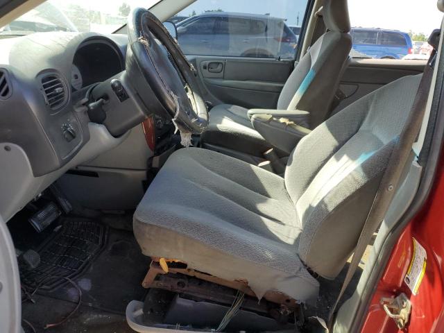 1A4GP45R16B610375 - 2006 CHRYSLER TOWN & COU მუქწითელი ფოტო 7