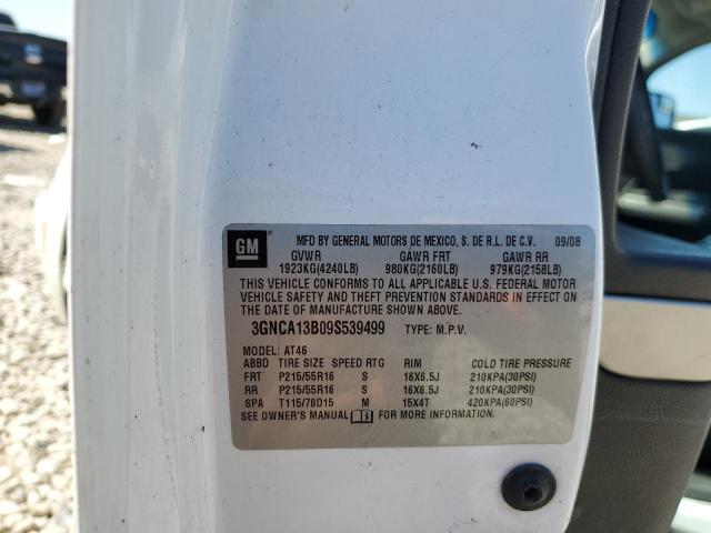 3GNCA13B09S539499 - 2009 CHEVROLET HHR LS 白色 照片 12