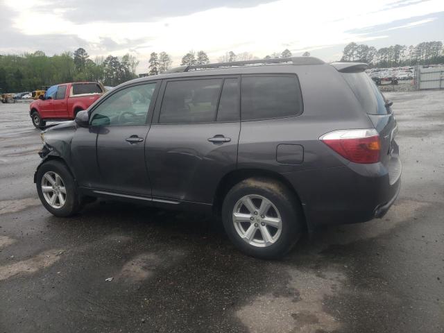 JTEDA41A892000175 - 2009 TOYOTA HIGHLANDER GRAY photo 2