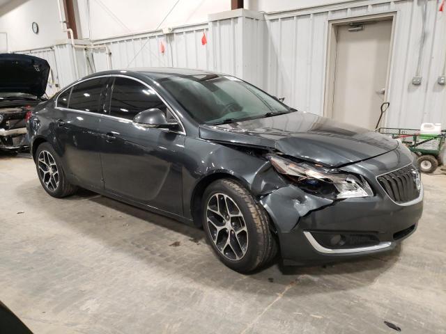 2G4GL5EX0H9125215 - 2017 BUICK REGAL SPORT TOURING CHARCOAL photo 4