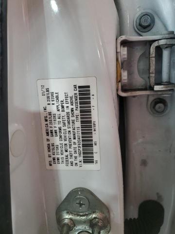 1HGCP3F82CA017115 - 2012 HONDA ACCORD EXL WHITE photo 13