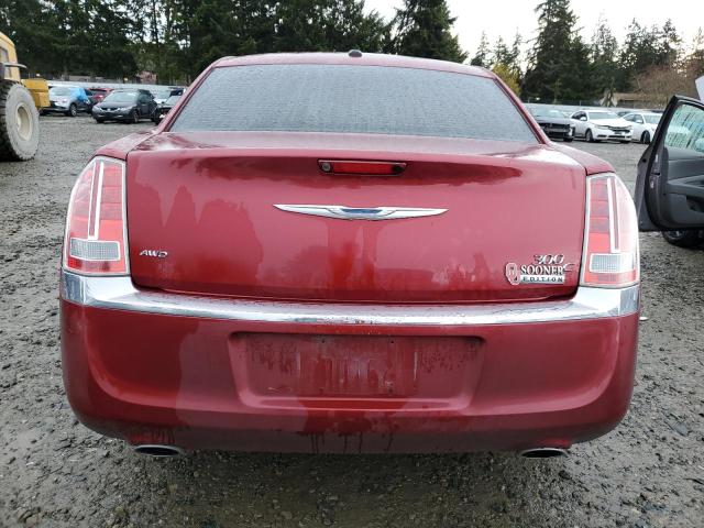 2C3CCAKG5EH253116 - 2014 CHRYSLER 300C RED photo 6