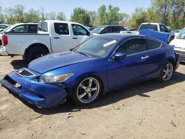 1HGCS22889A011603 - 2009 HONDA ACCORD EXL BLUE photo 1