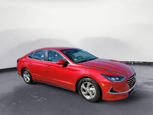 5NPEG4JA2MH100531 - 2021 HYUNDAI SONATA SE RED photo 4