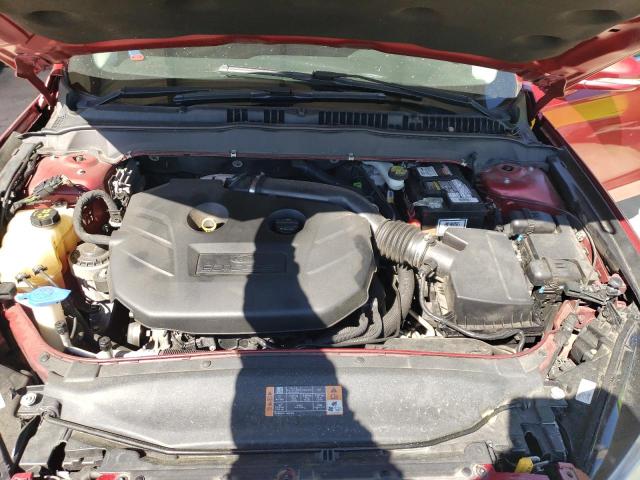 3FA6P0H91FR268966 - 2015 FORD FUSION SE RED photo 11