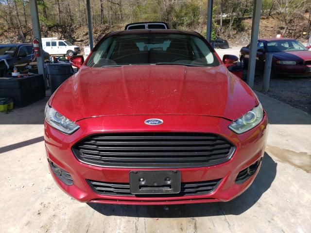 3FA6P0H91FR268966 - 2015 FORD FUSION SE RED photo 5