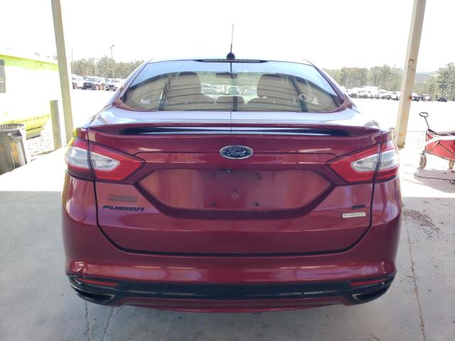 3FA6P0H91FR268966 - 2015 FORD FUSION SE RED photo 6