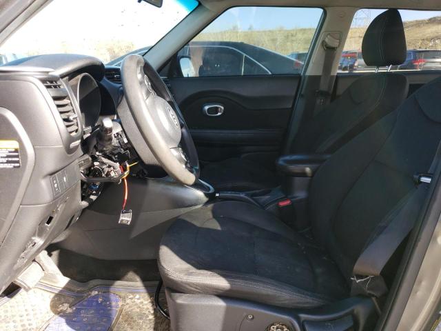 KNDJN2A24E7110842 - 2014 KIA SOUL GRAY photo 7