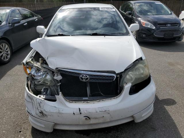 1NXBR32E85Z349251 - 2005 TOYOTA COROLLA CE WHITE photo 5