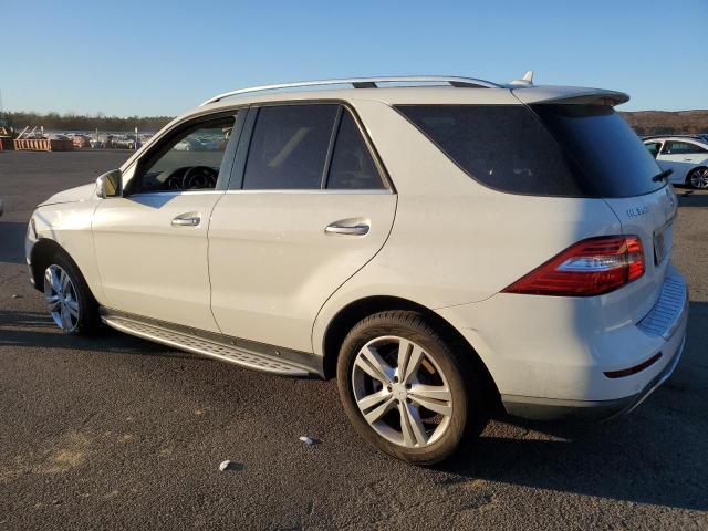 4JGDA5HB6DA207540 - 2013 MERCEDES-BENZ ML 350 4MATIC WHITE photo 2
