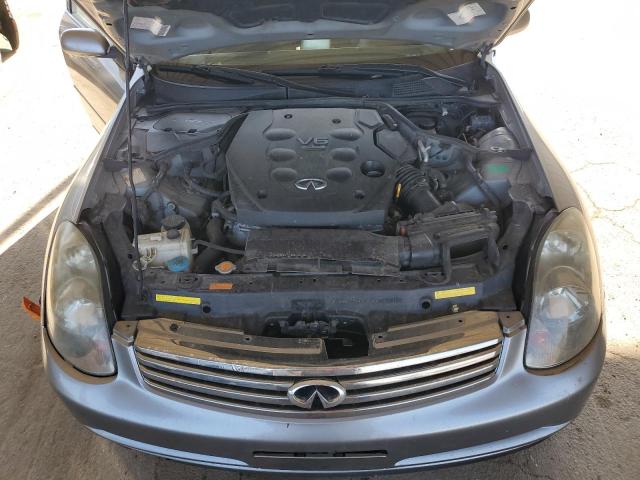 JNKCV51E14M106749 - 2004 INFINITI G35 GRAY photo 11