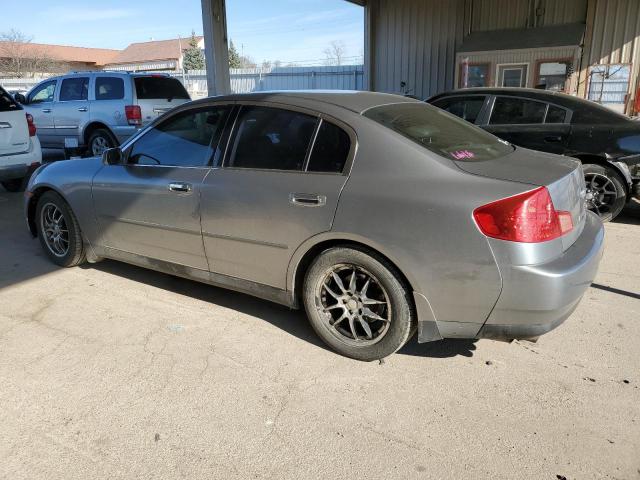 JNKCV51E14M106749 - 2004 INFINITI G35 GRAY photo 2