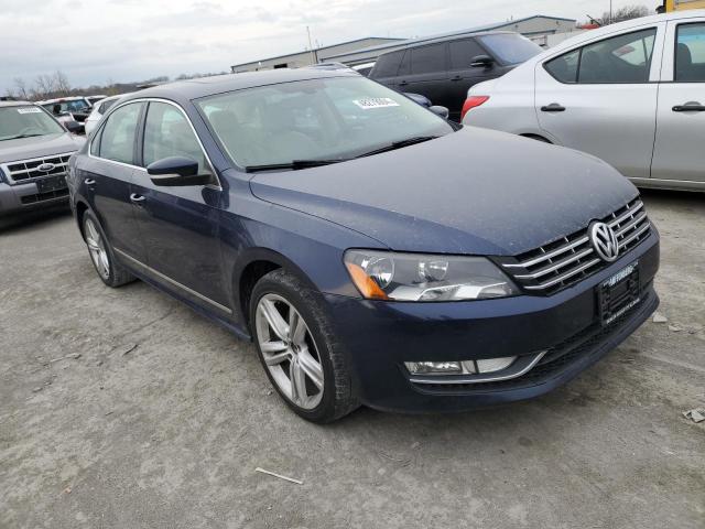 1VWCN7A32DC027640 - 2013 VOLKSWAGEN PASSAT SEL BLUE photo 4