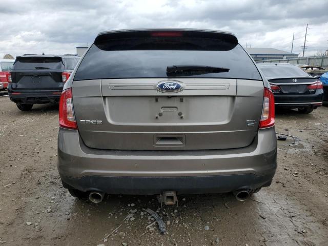 2FMDK4JC7EBB45548 - 2014 FORD EDGE SEL GRAY photo 6