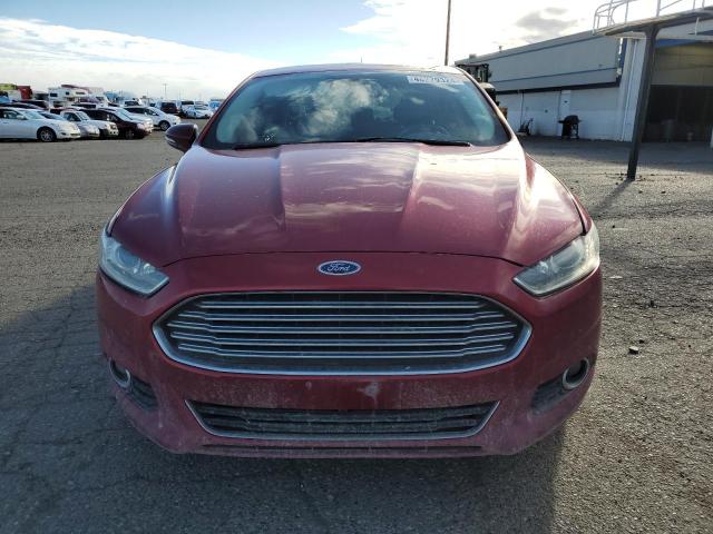 3FA6P0D97ER317589 - 2014 FORD FUSION TITANIUM RED photo 5