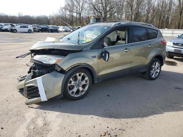 1FMCU9JX5EUA26736 - 2014 FORD ESCAPE TITANIUM GREEN photo 1