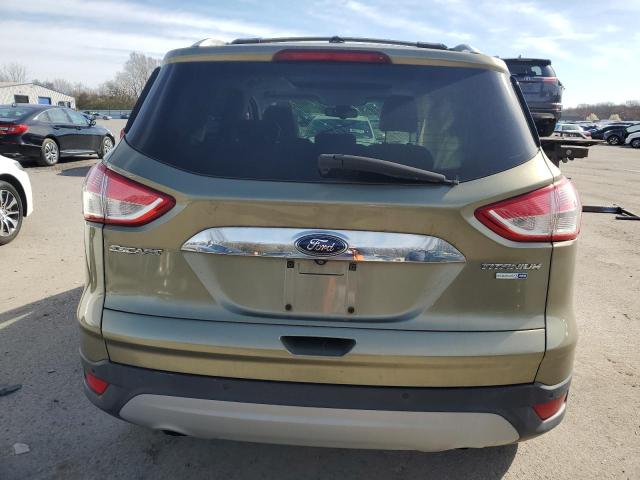 1FMCU9JX5EUA26736 - 2014 FORD ESCAPE TITANIUM GREEN photo 6