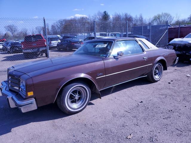 4H57H7B102065 - 1977 BUICK CENTURY BROWN photo 1