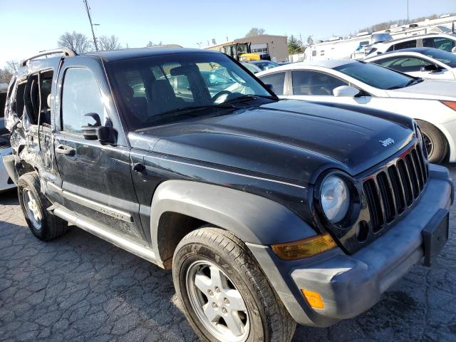 1J4GL48K26W117565 - 2006 JEEP LIBERTY SPORT BLACK photo 4