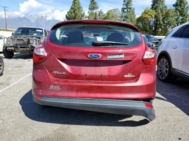 1FADP3K29EL326632 - 2014 FORD FOCUS SE BURGUNDY photo 6