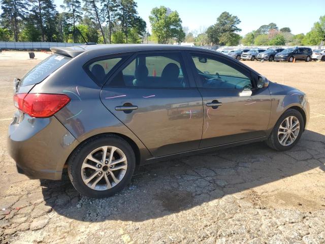 KNAFU5A27C5568245 - 2012 KIA FORTE EX GRAY photo 3