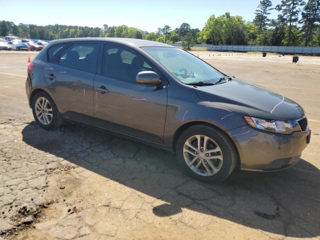 KNAFU5A27C5568245 - 2012 KIA FORTE EX GRAY photo 4