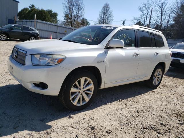 JTEEW41A082008842 - 2008 TOYOTA HIGHLANDER HYBRID WHITE photo 1